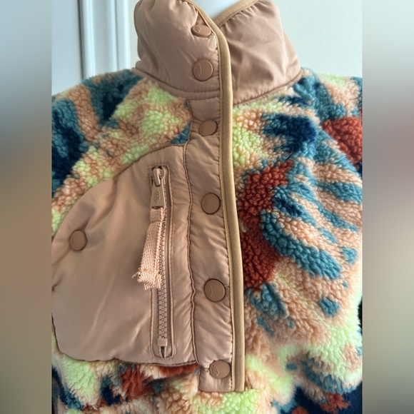 Free People Hit the Slopes Pullover Oasis Combo Aurora Jacket XS - Picture 6 of 10